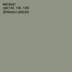 #8C9481 - Spanish Green Color Image
